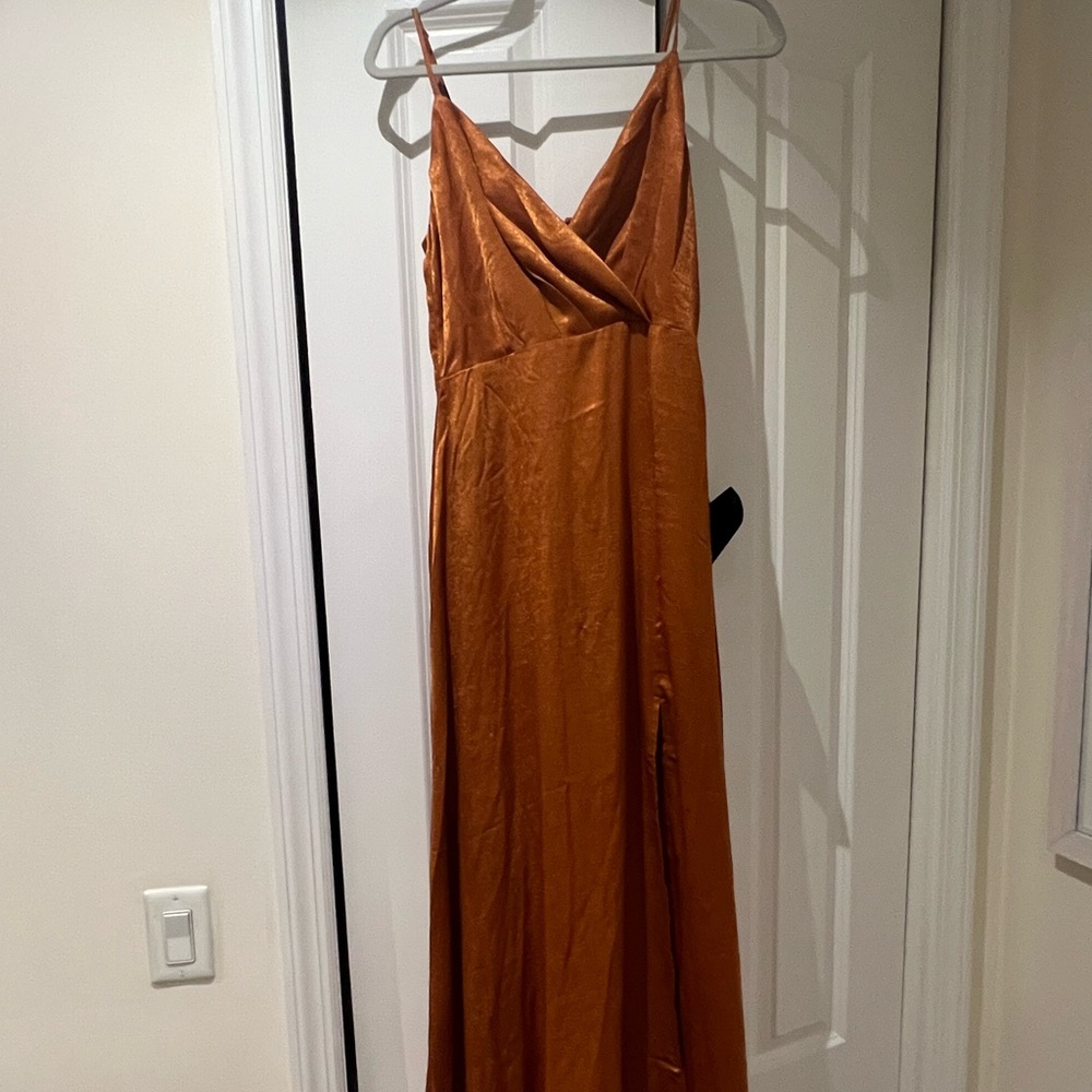 Satin Maxi Dress